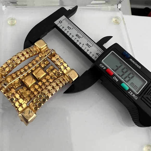 Vintage Brooch Czech Garnet Glass Bohemian - Picture 14 of 16